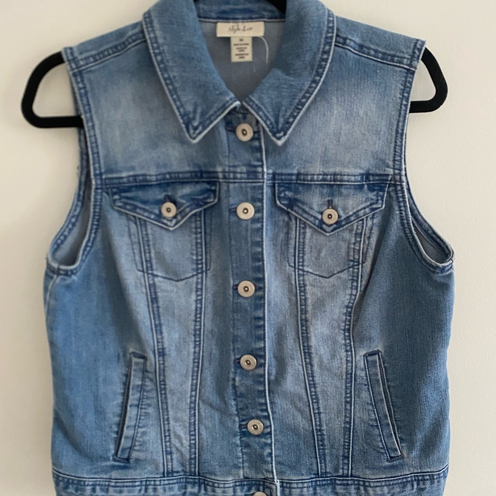 Style & Co. Blue Denim Jacket